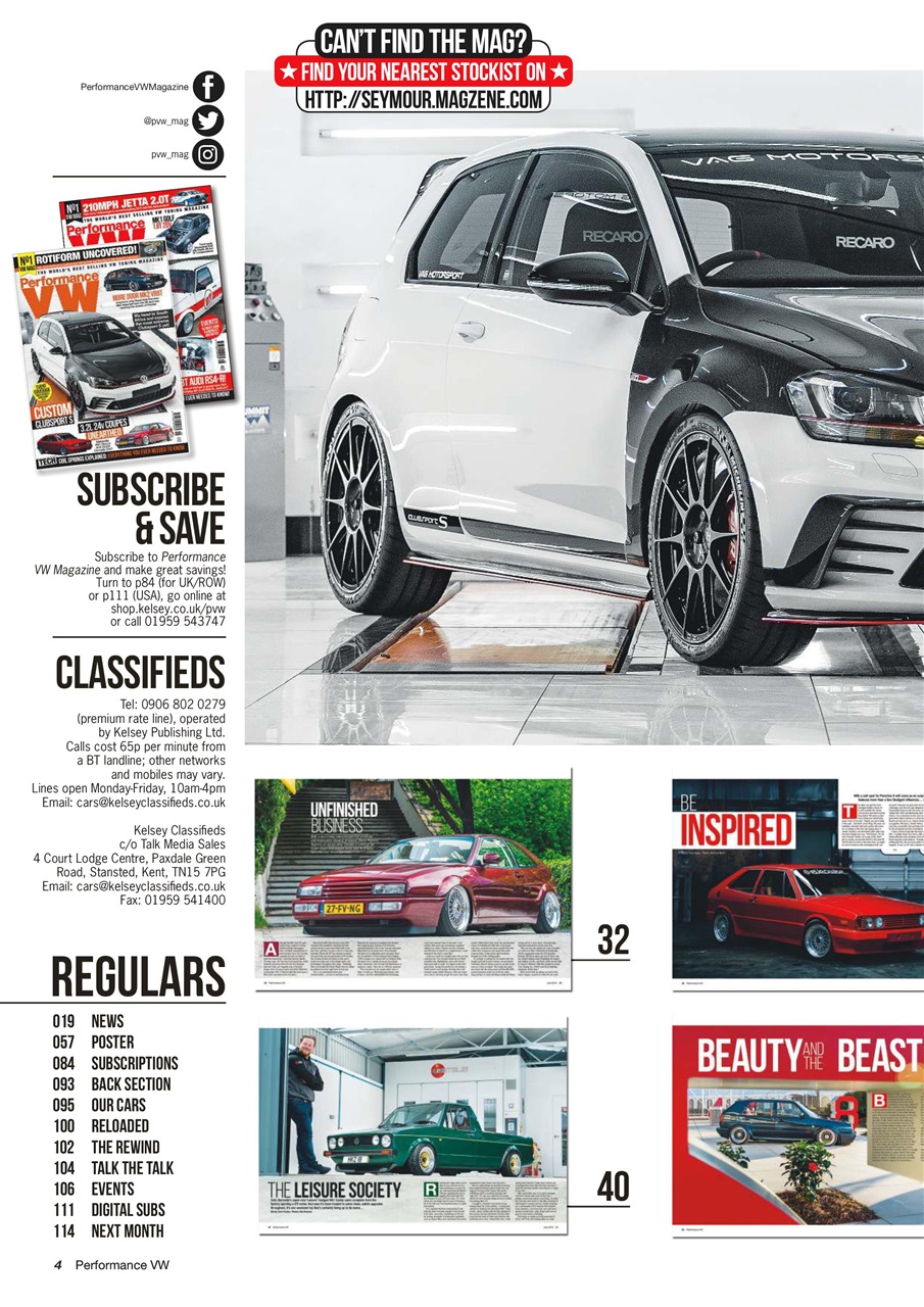 Performance VW Preview Pages