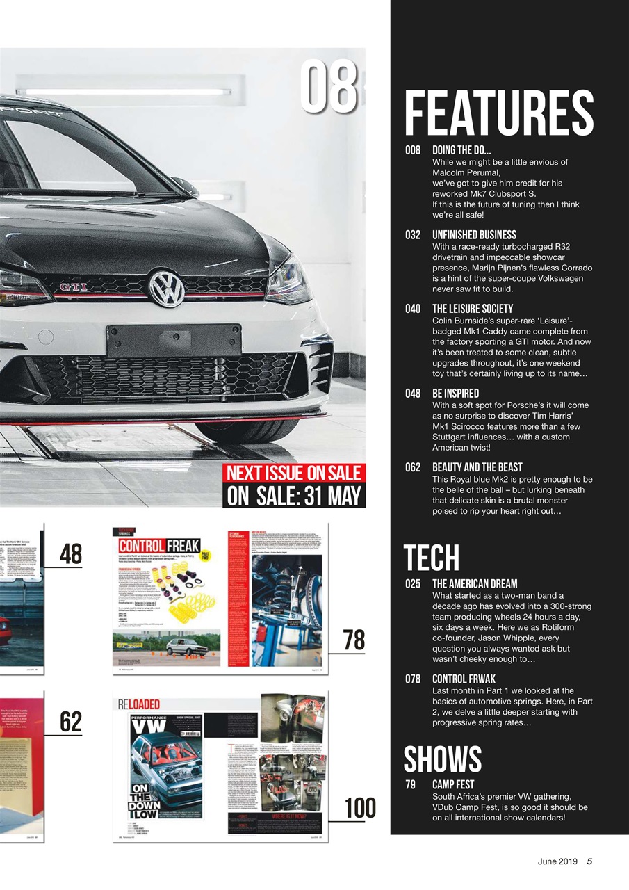 Performance VW Preview Pages