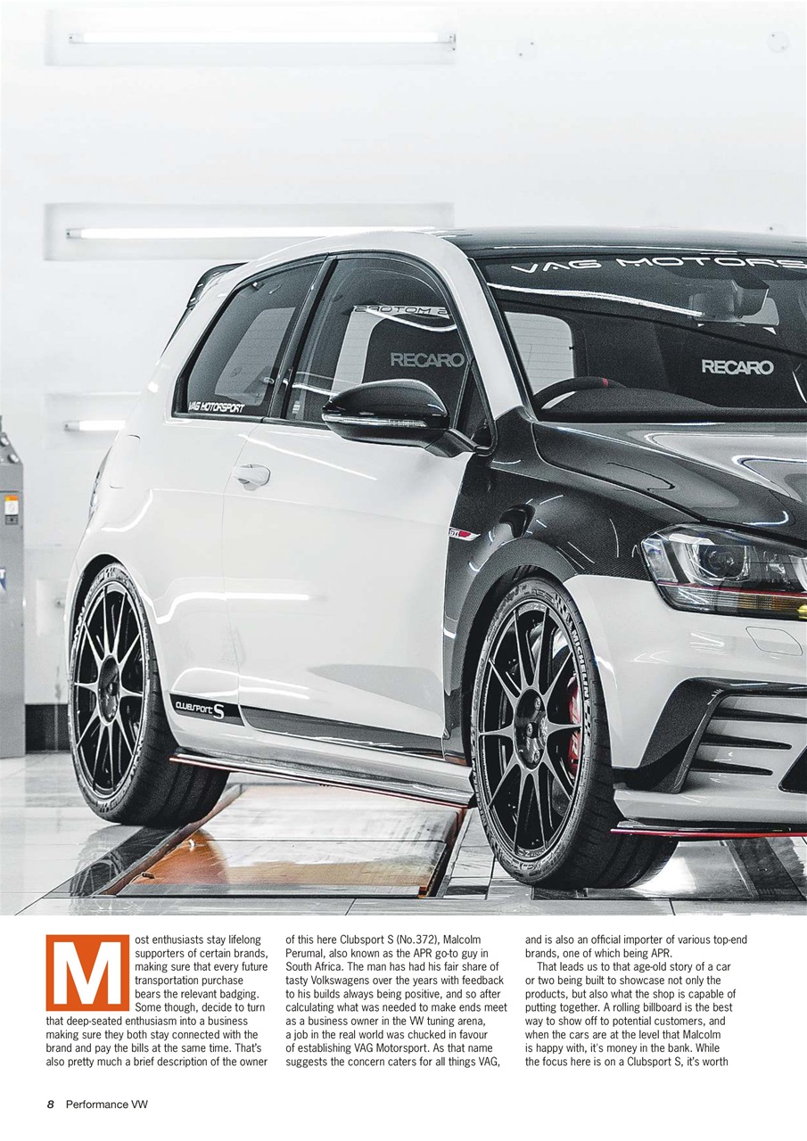 Performance VW Preview Pages