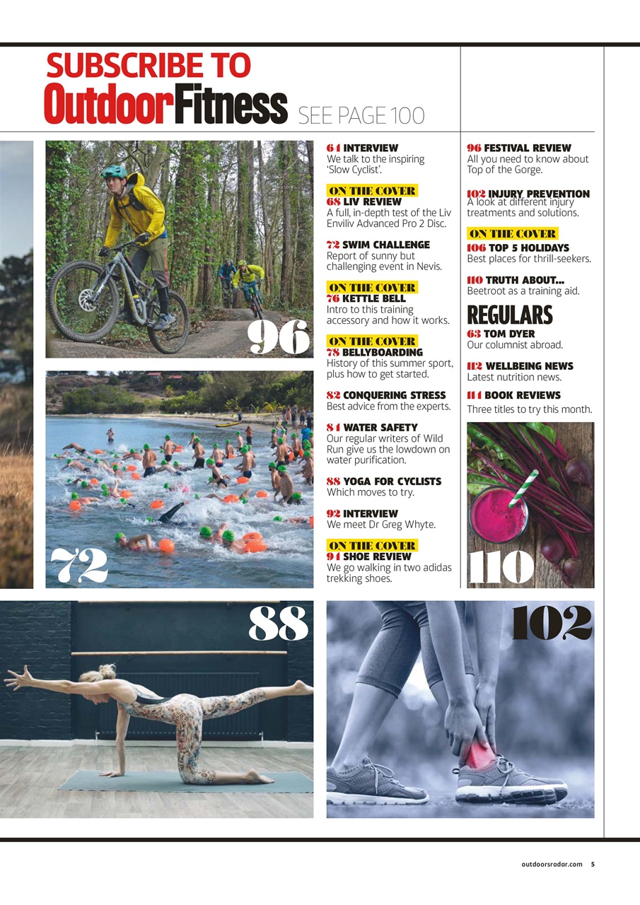 Outdoor Fitness & Adventure Preview Pages