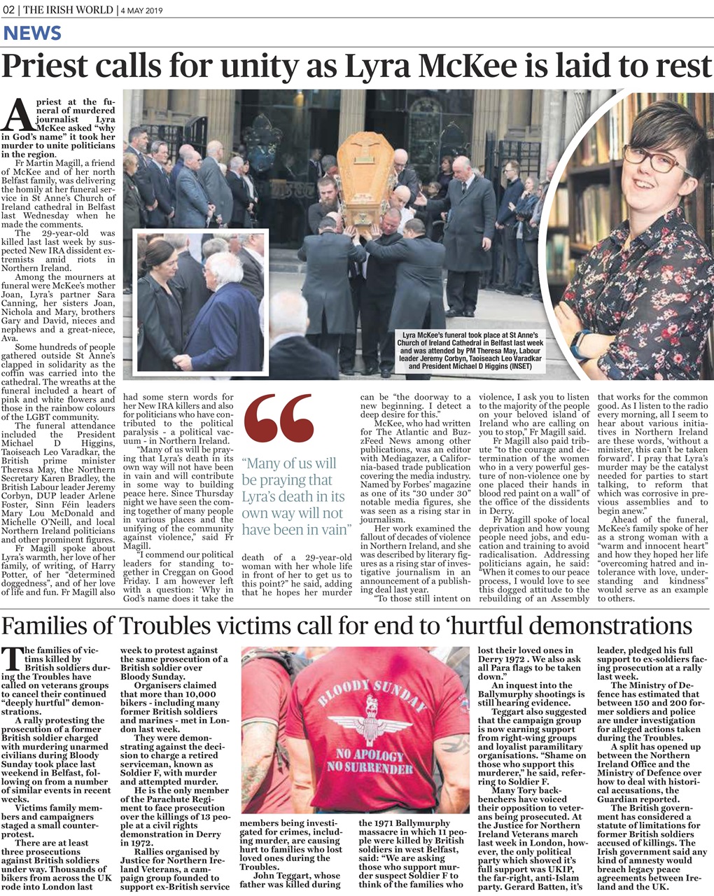 Irish World Preview Pages