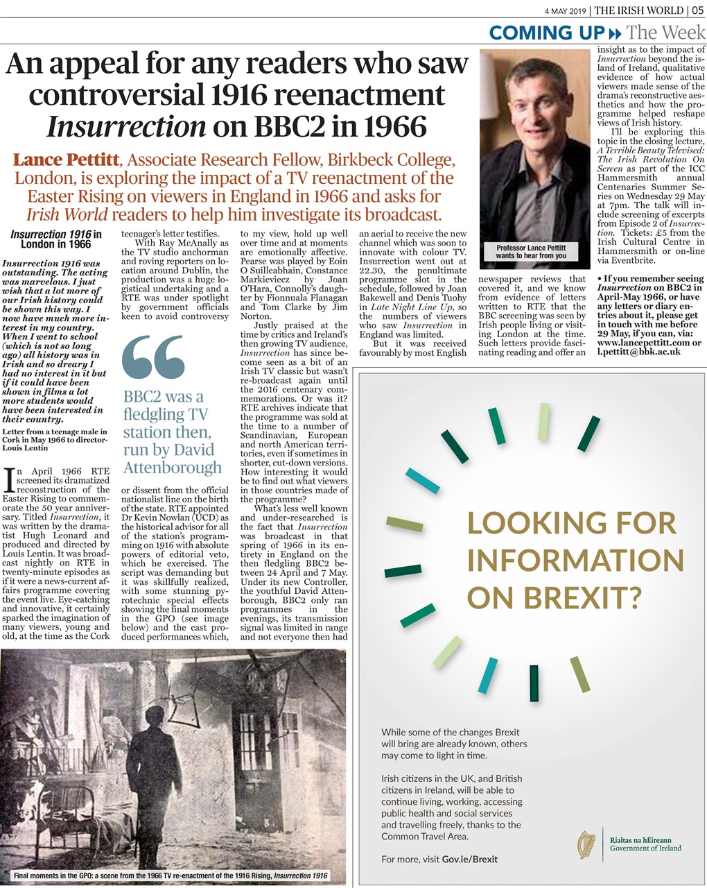 Irish World Preview Pages