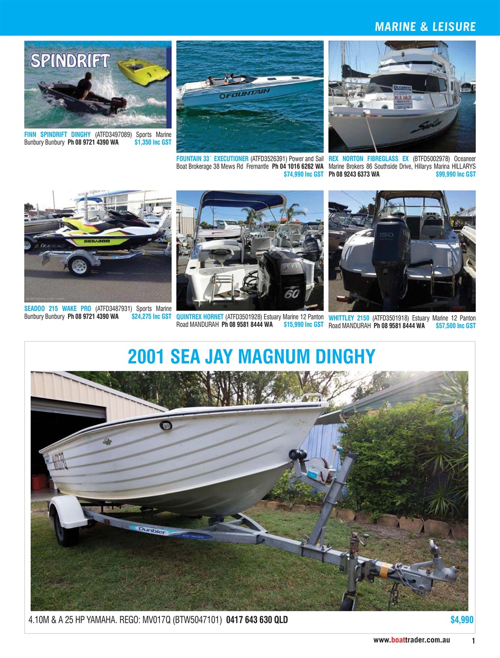 Boat Trader Australia Preview Pages