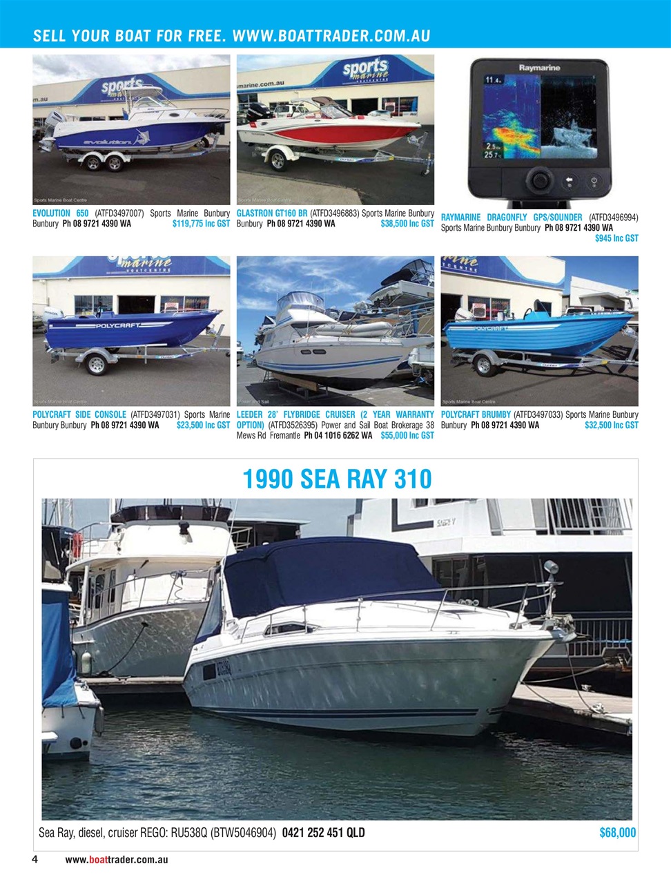 Boat Trader Australia Preview Pages