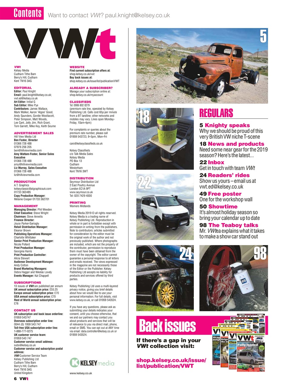 VWt Magazine Preview Pages