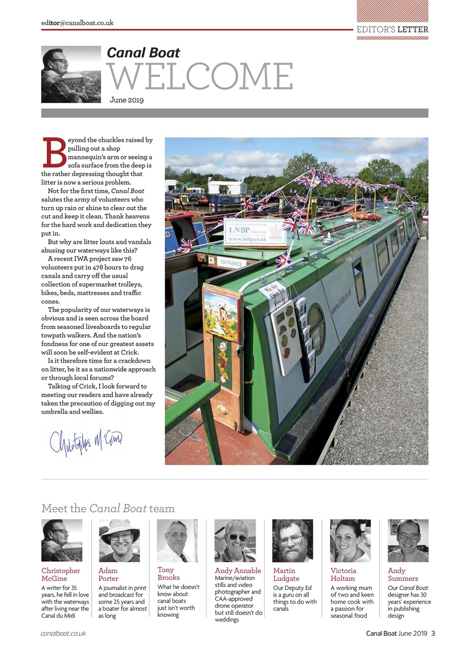 Canal Boat Preview Pages