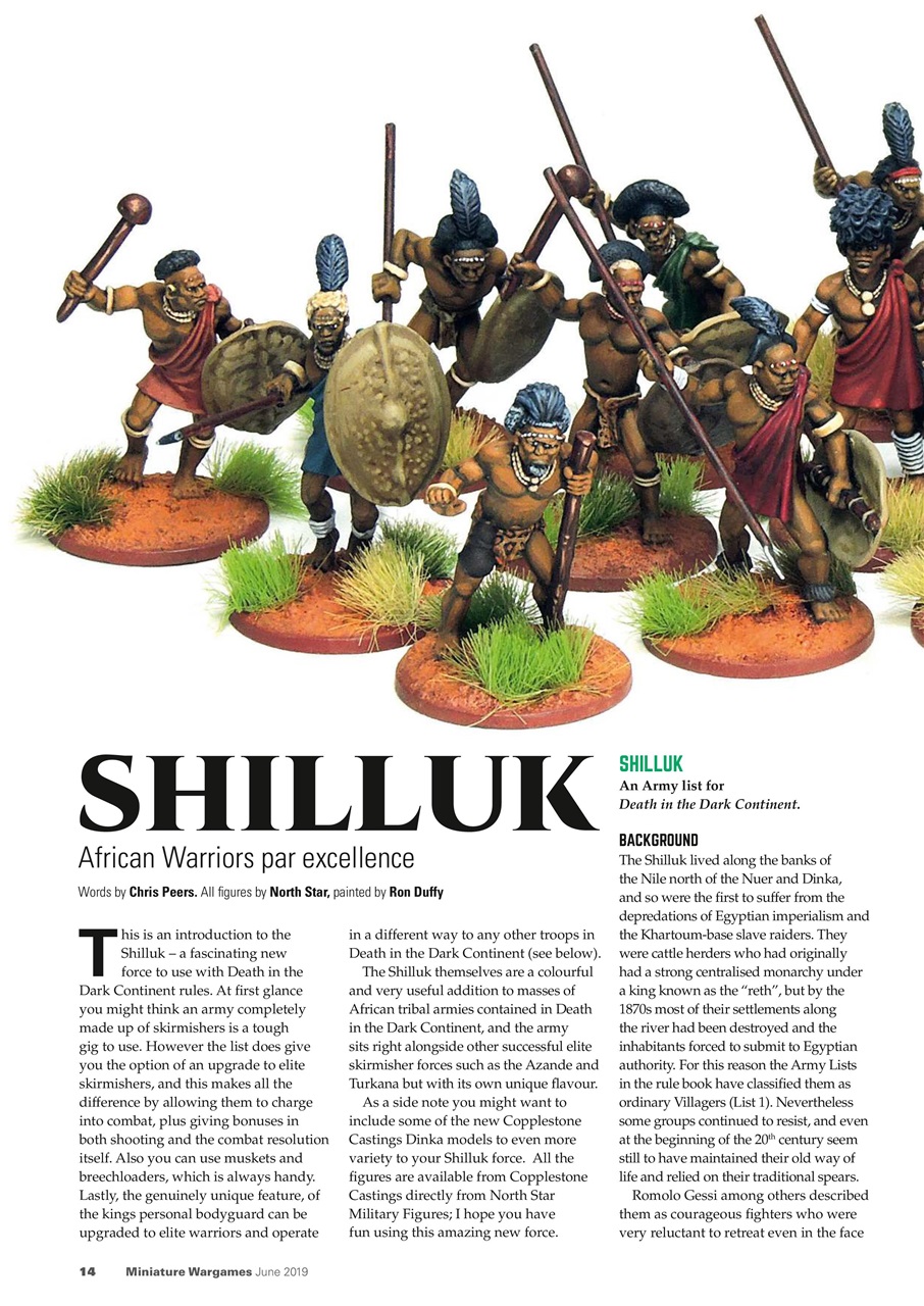 Miniature Wargames Preview Pages