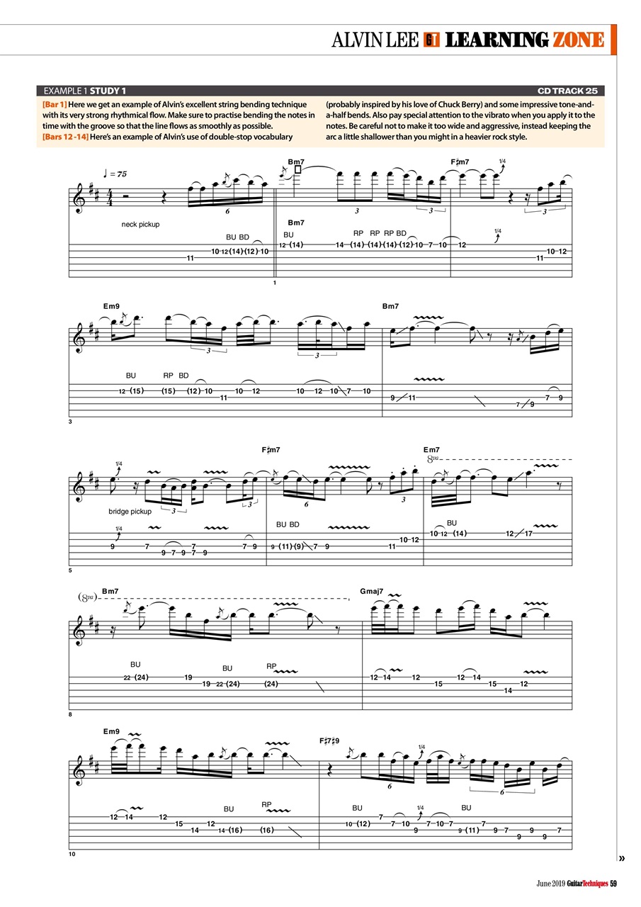 Guitar Techniques Preview Pages