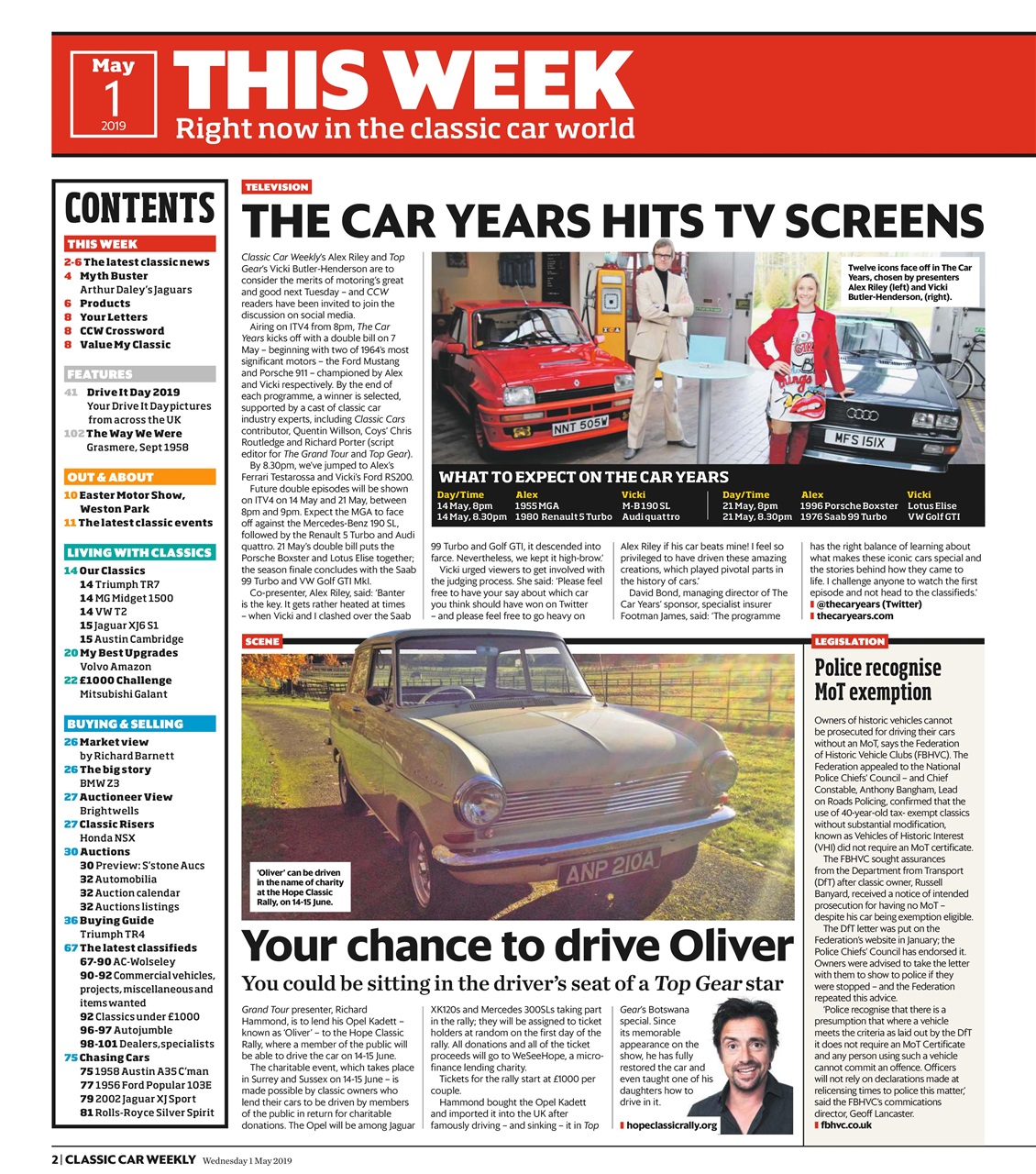 Classic Car Weekly Preview Pages
