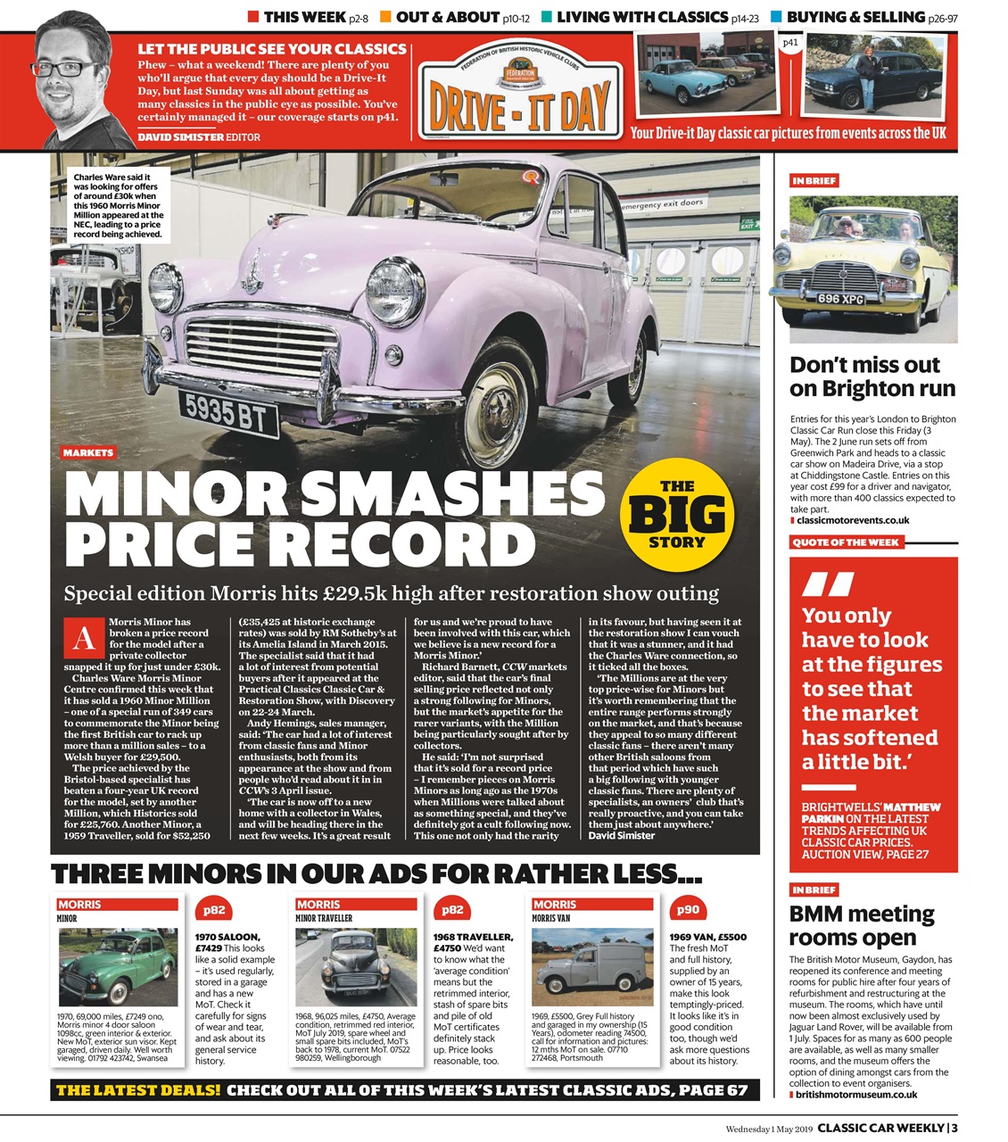 Classic Car Weekly Preview Pages