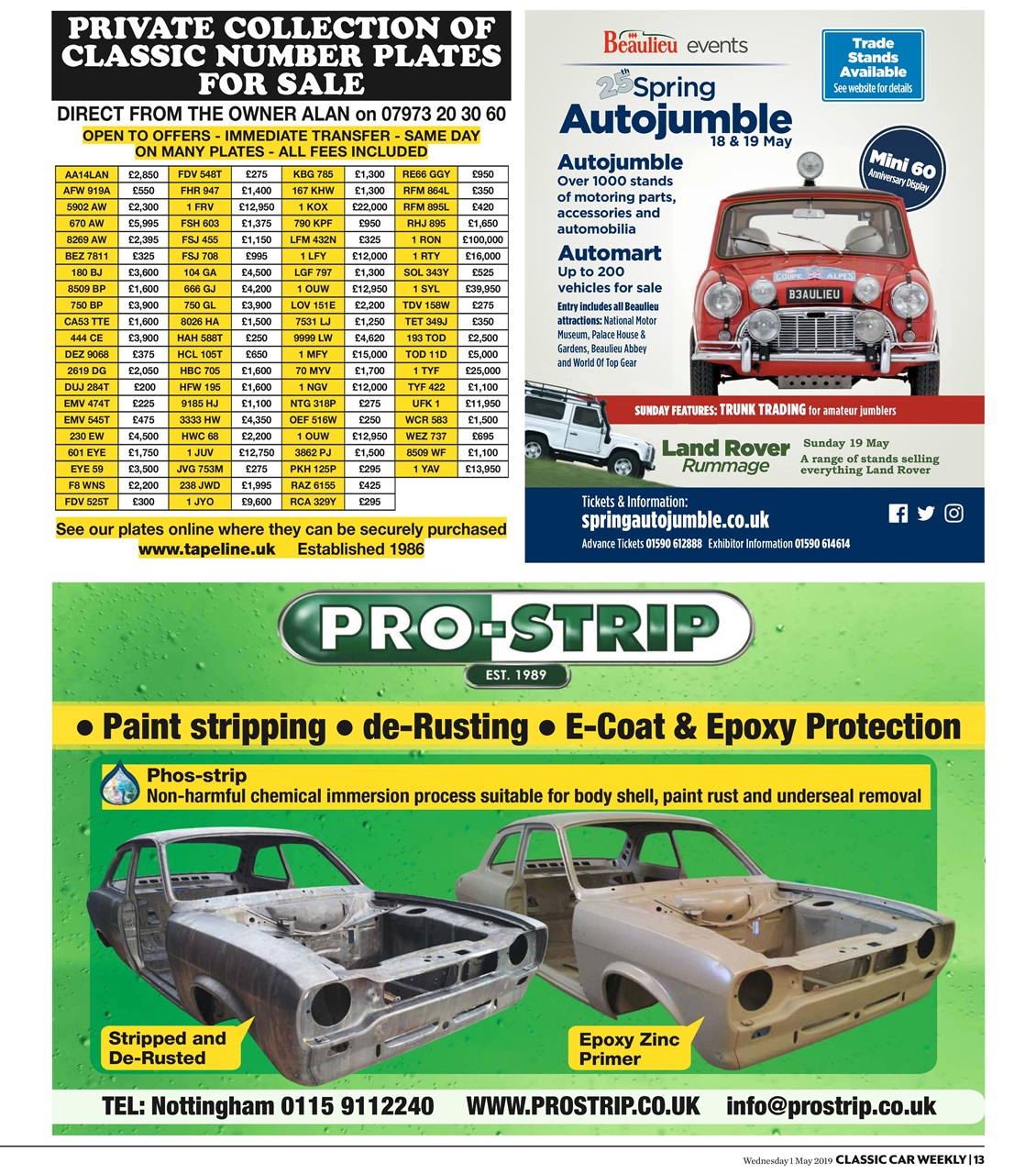 Classic Car Weekly Preview Pages