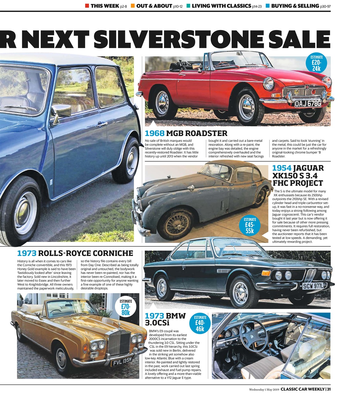 Classic Car Weekly Preview Pages