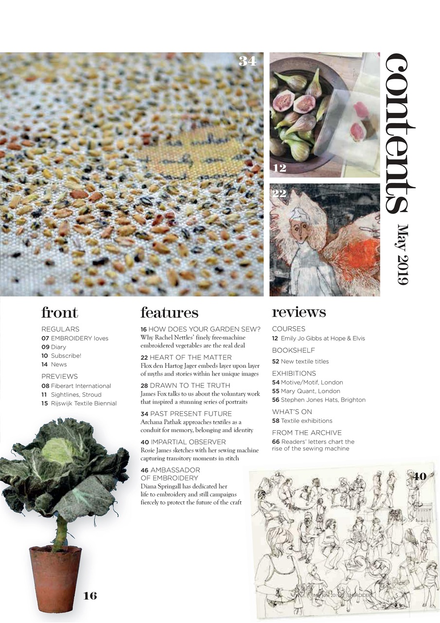 Embroidery Magazine Preview Pages