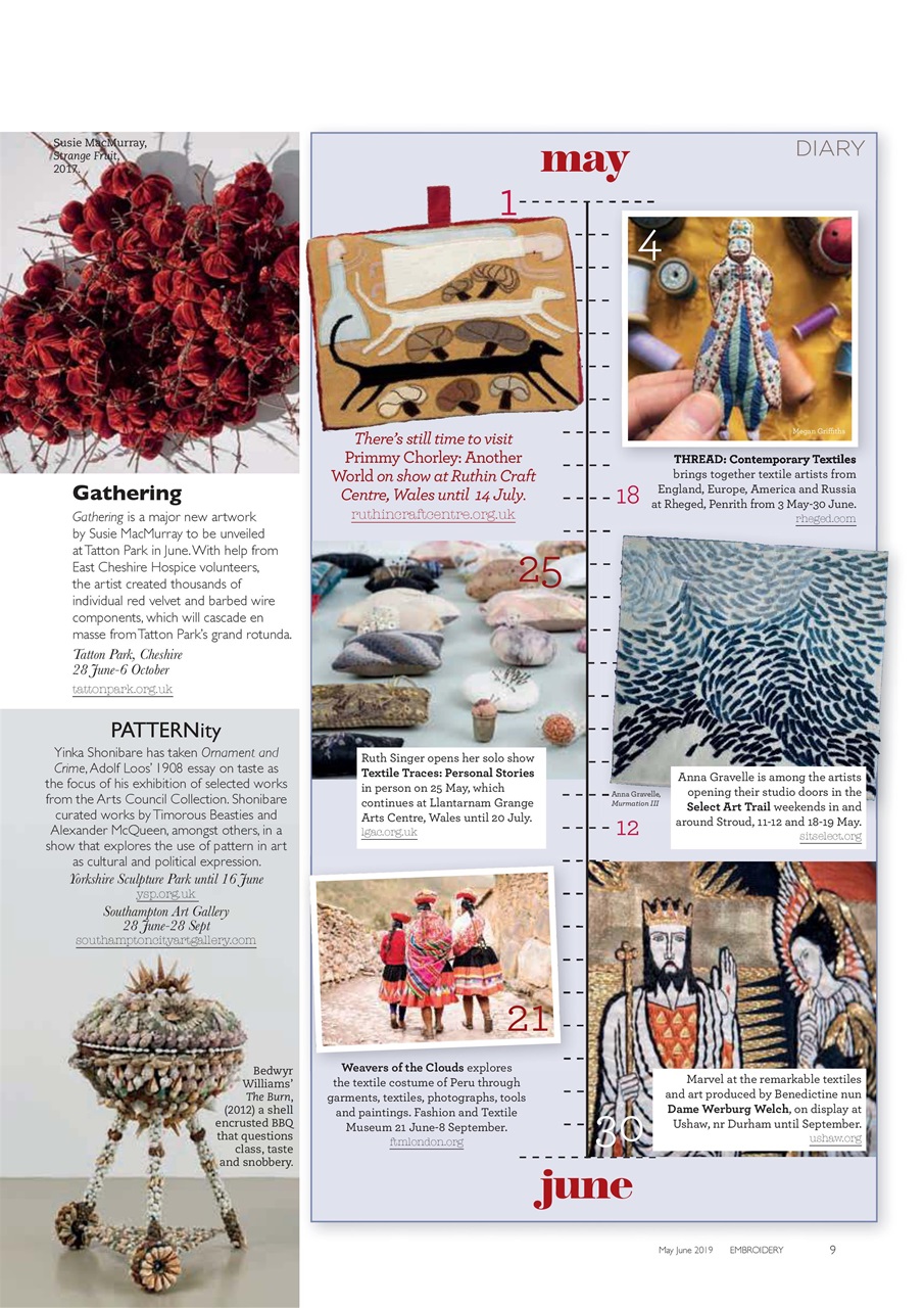 Embroidery Magazine Preview Pages
