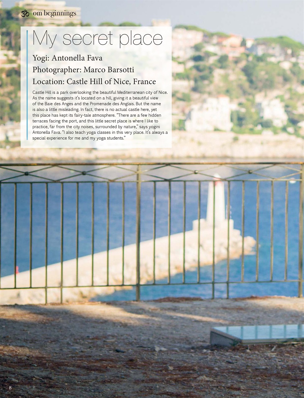 OM Yoga Magazine Preview Pages