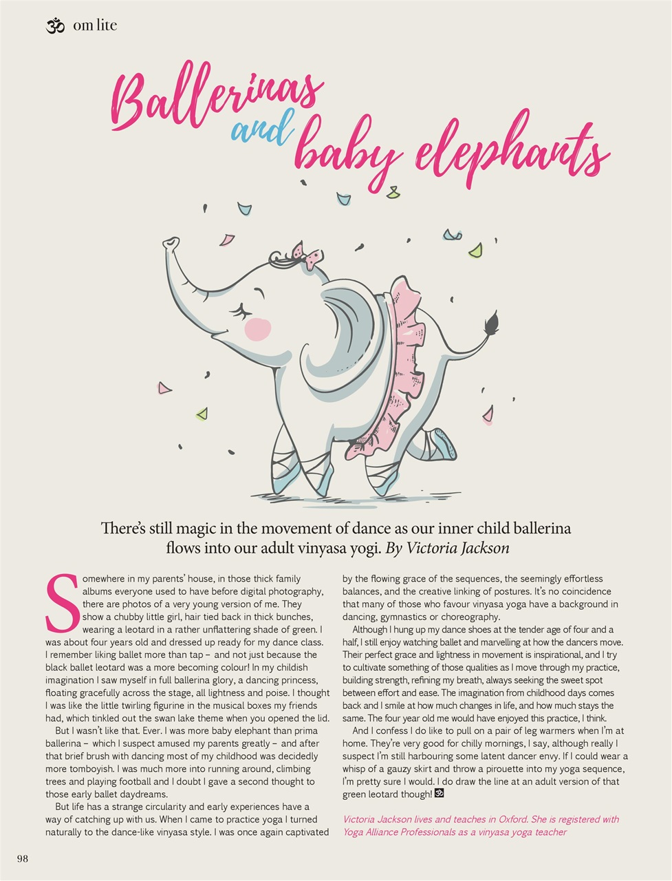 OM Yoga Magazine Preview Pages