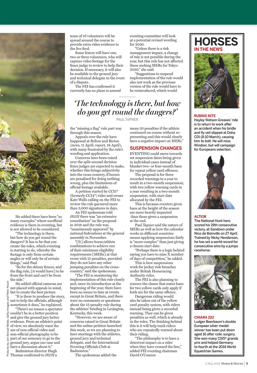 Horse & Hound Preview Pages