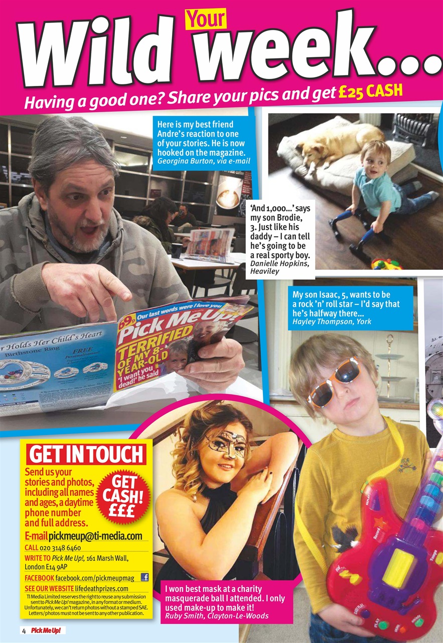 Pick Me Up Preview Pages