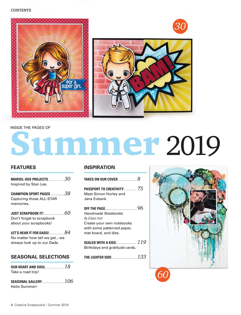 Creative Scrapbooker Preview Pages