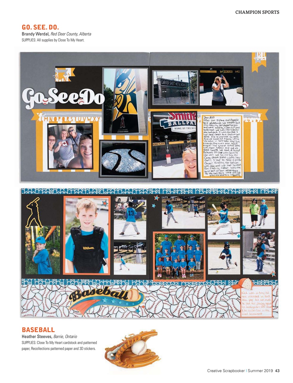 Creative Scrapbooker Preview Pages