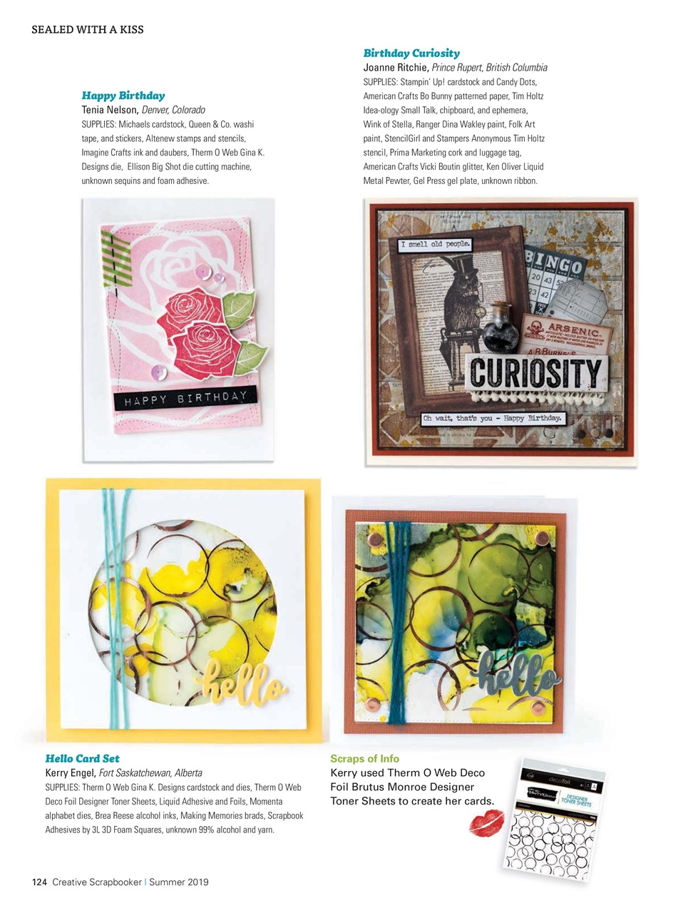 Creative Scrapbooker Preview Pages