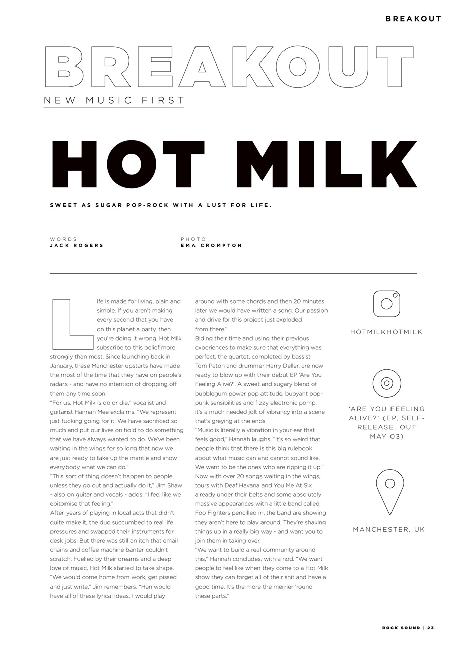 Rock Sound Magazine Preview Pages