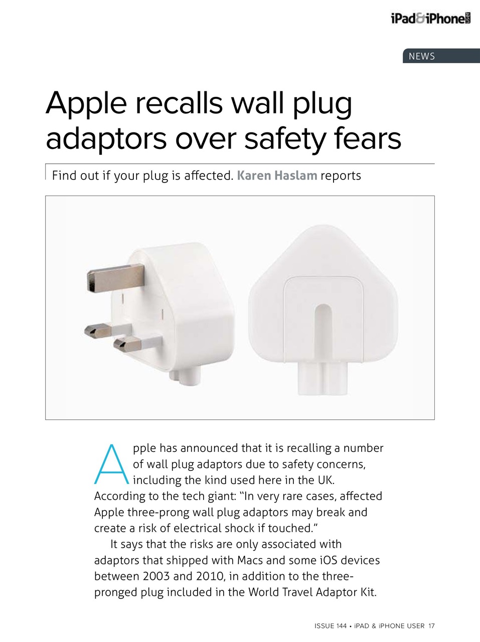 iPad and iPhone User Preview Pages