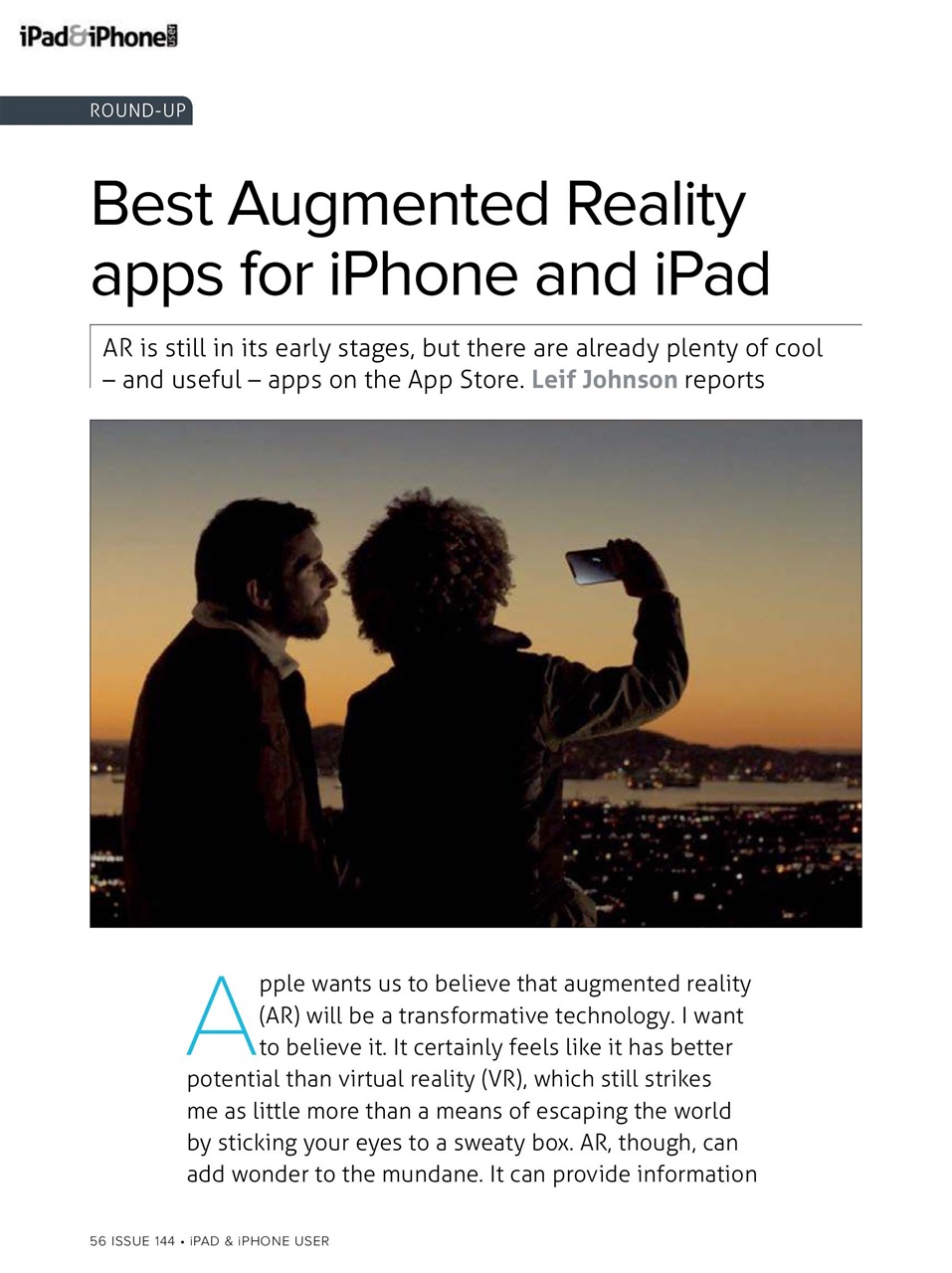 iPad and iPhone User Preview Pages