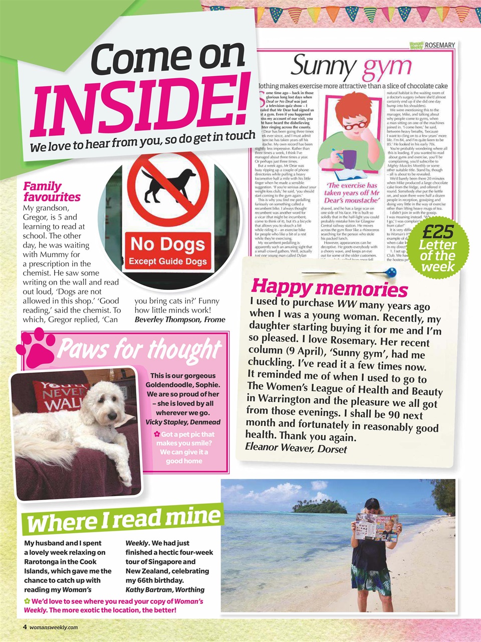 Woman's Weekly Preview Pages