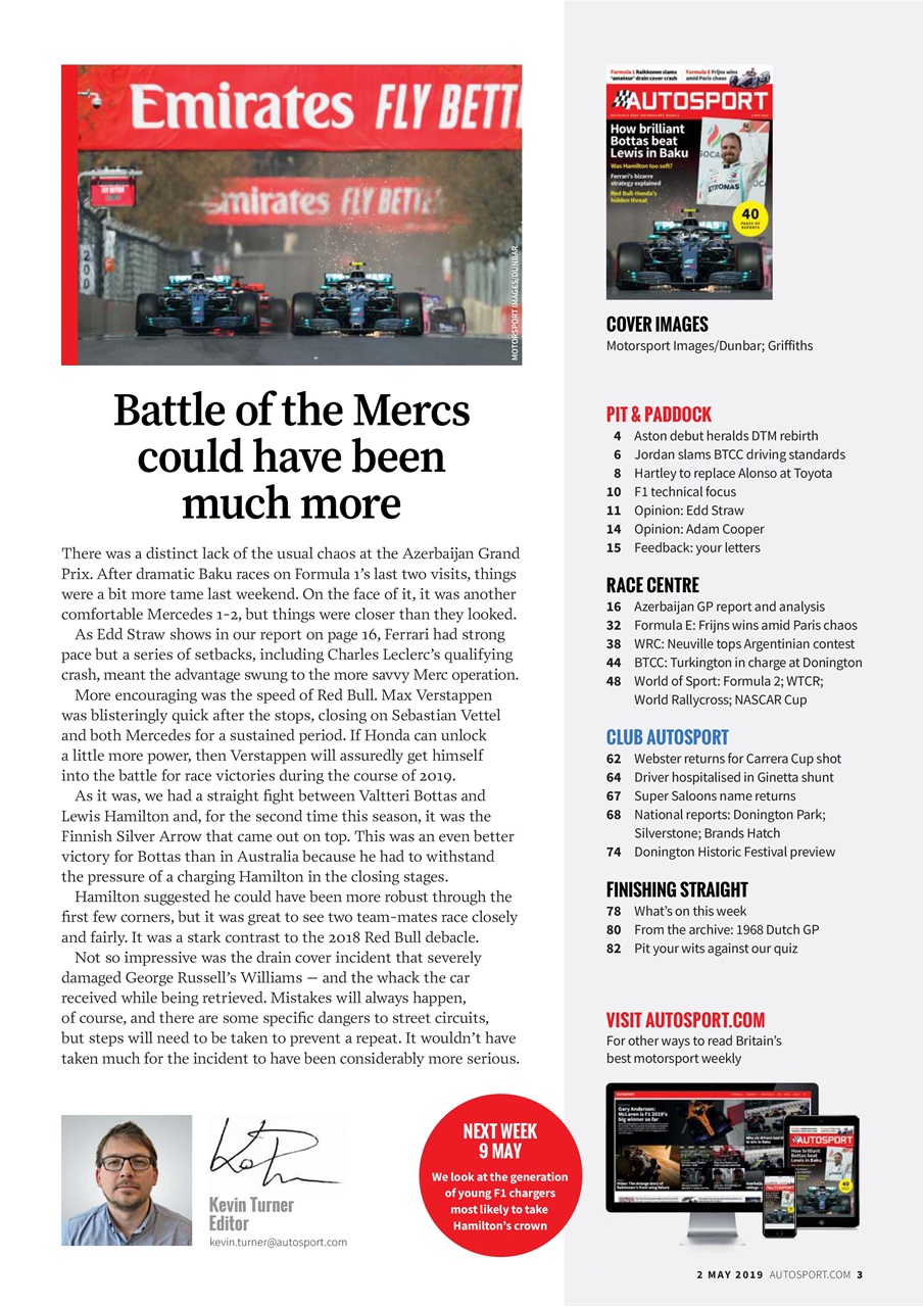 Autosport Preview Pages