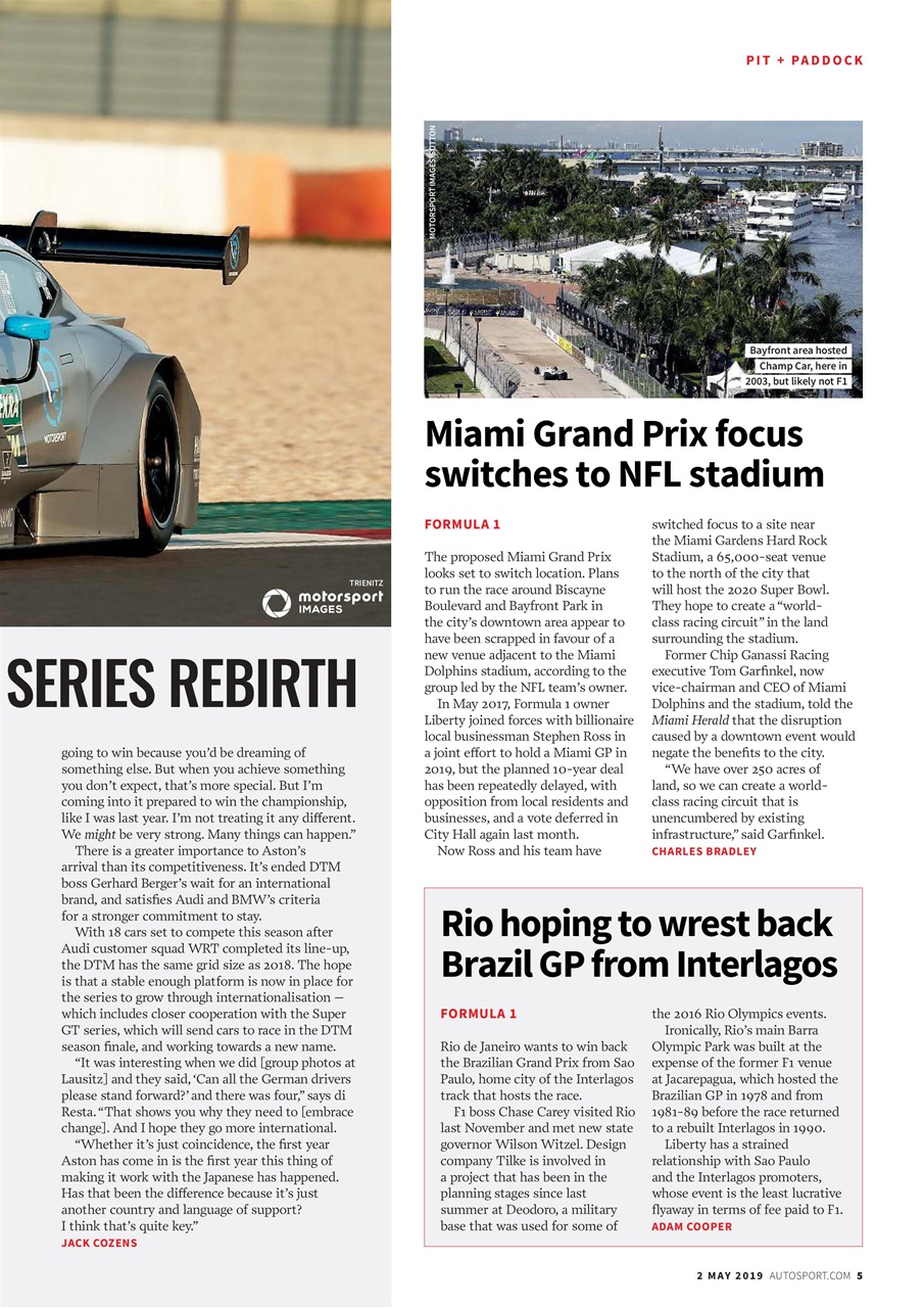 Autosport Preview Pages