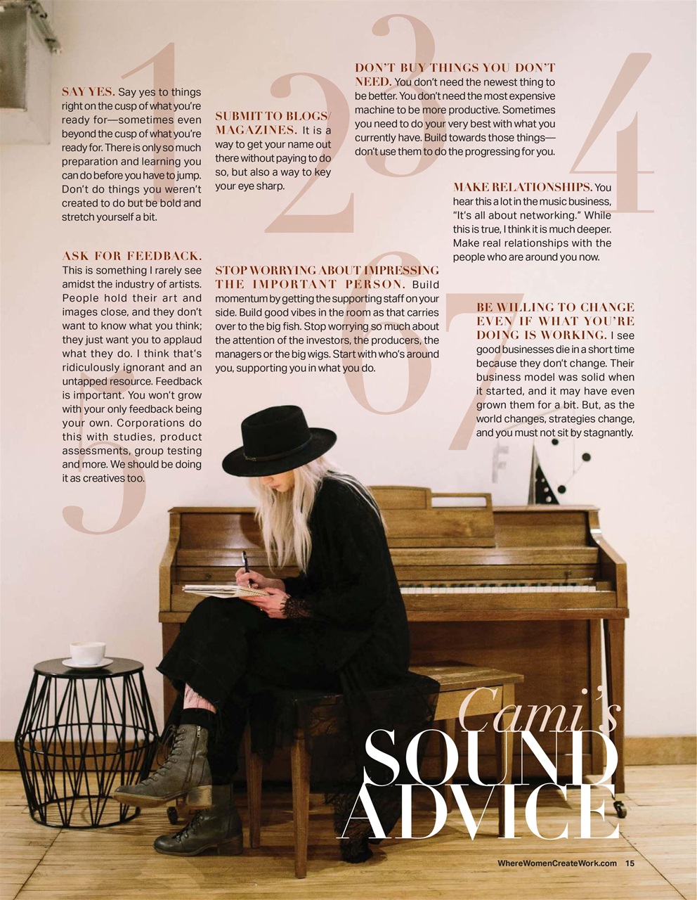 Where Women Create Work Preview Pages