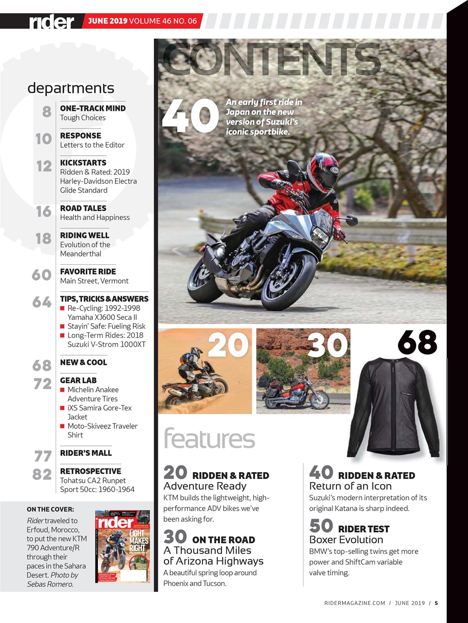 Rider Magazine Preview Pages