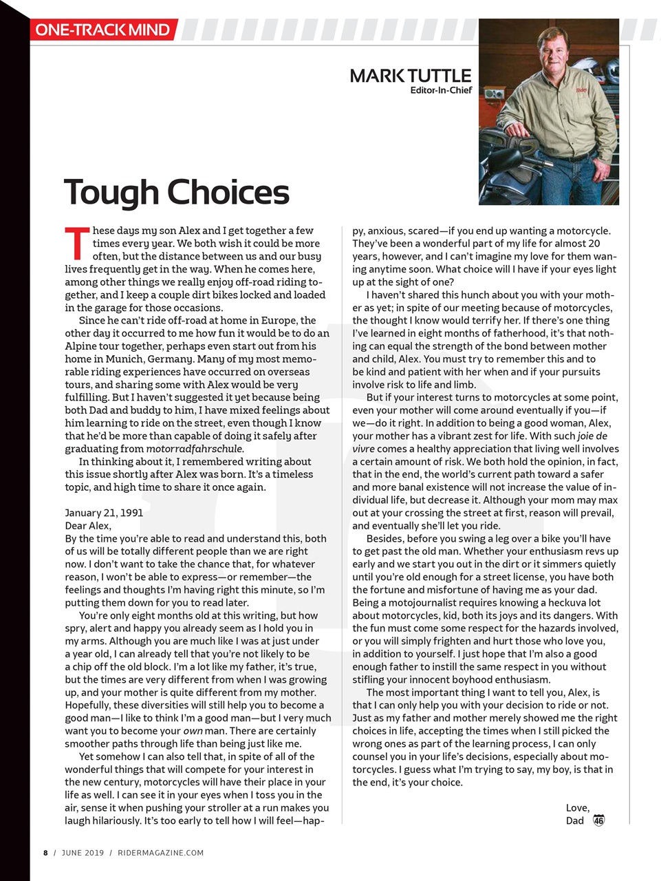 Rider Magazine Preview Pages