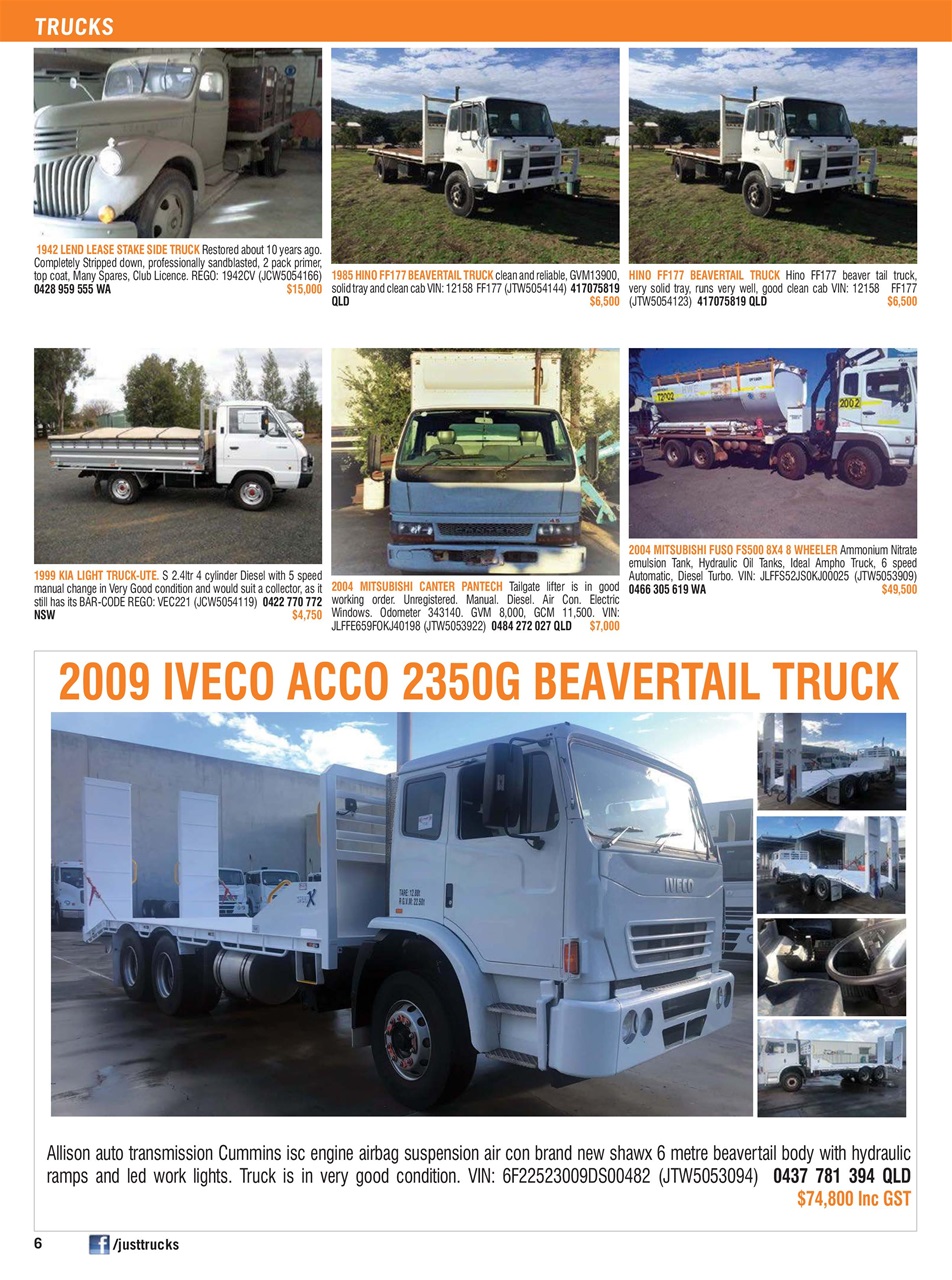 JUST TRUCKS Preview Pages