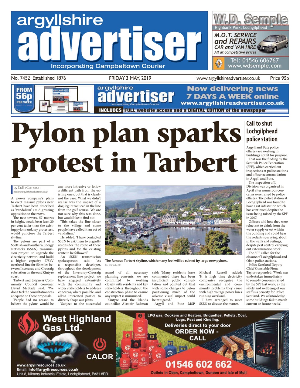 Argyllshire Advertiser Preview Pages