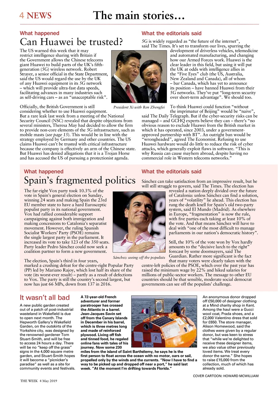 The Week Preview Pages