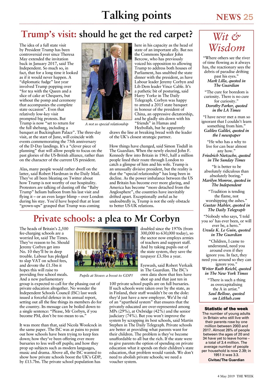 The Week Preview Pages