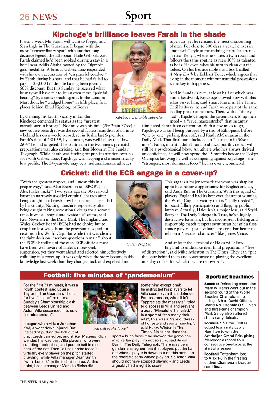 The Week Preview Pages