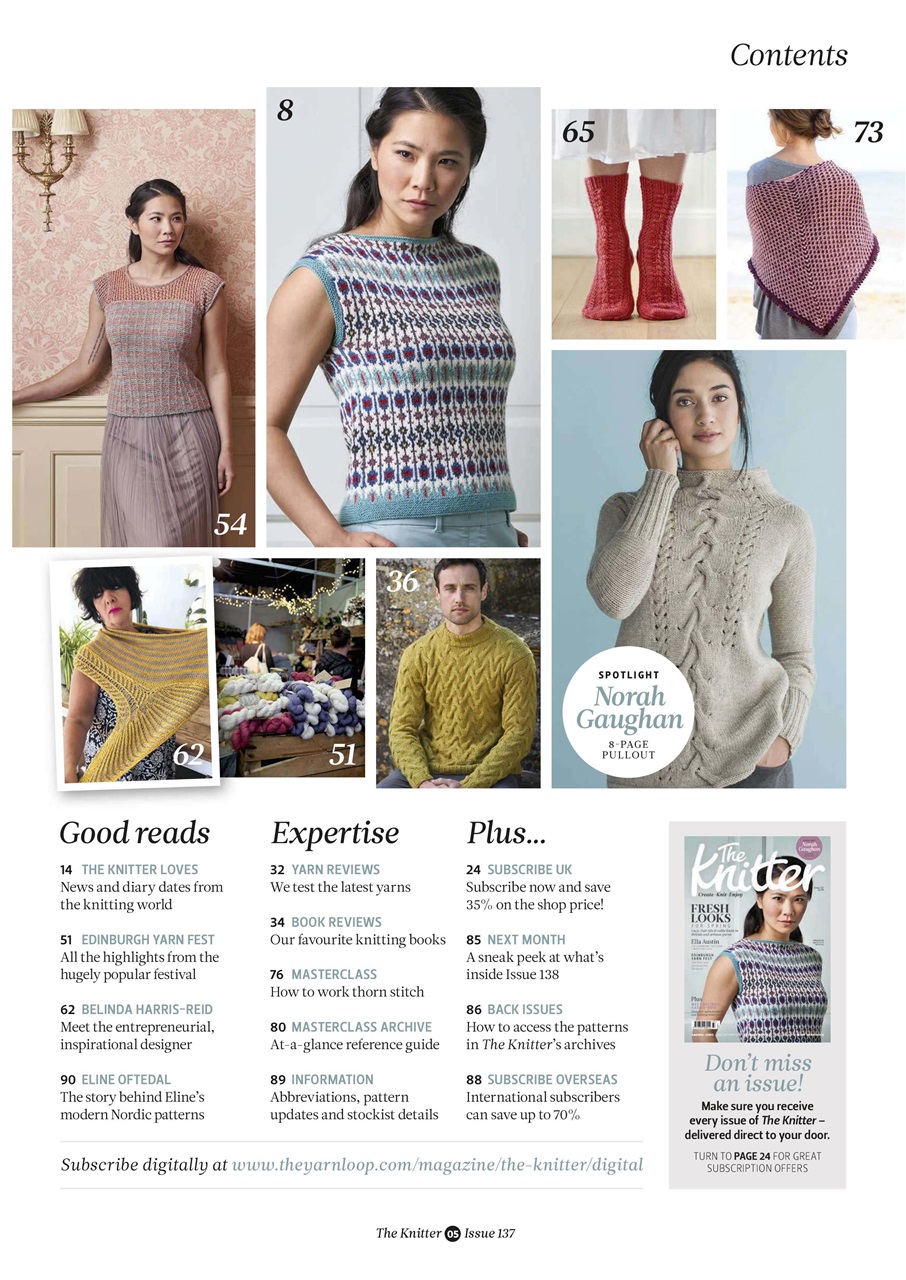 The Knitter Preview Pages