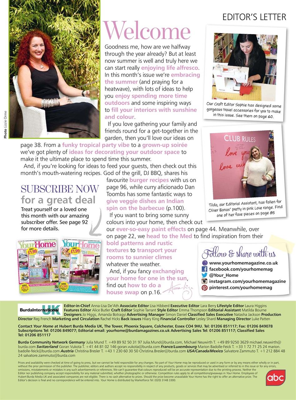 Your Home Magazine Preview Pages