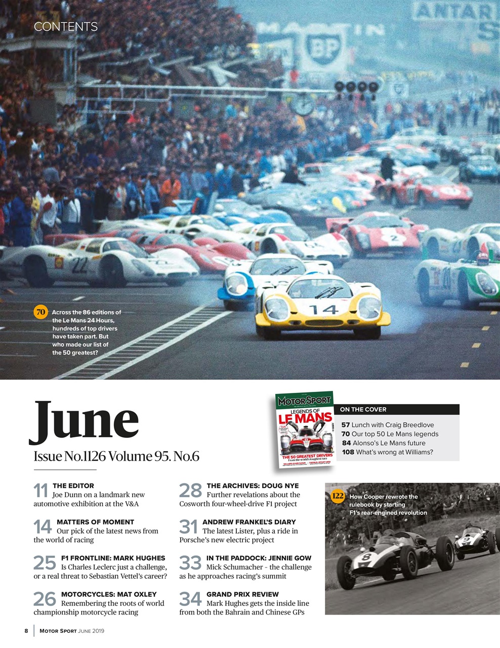 Motor Sport Magazine Preview Pages