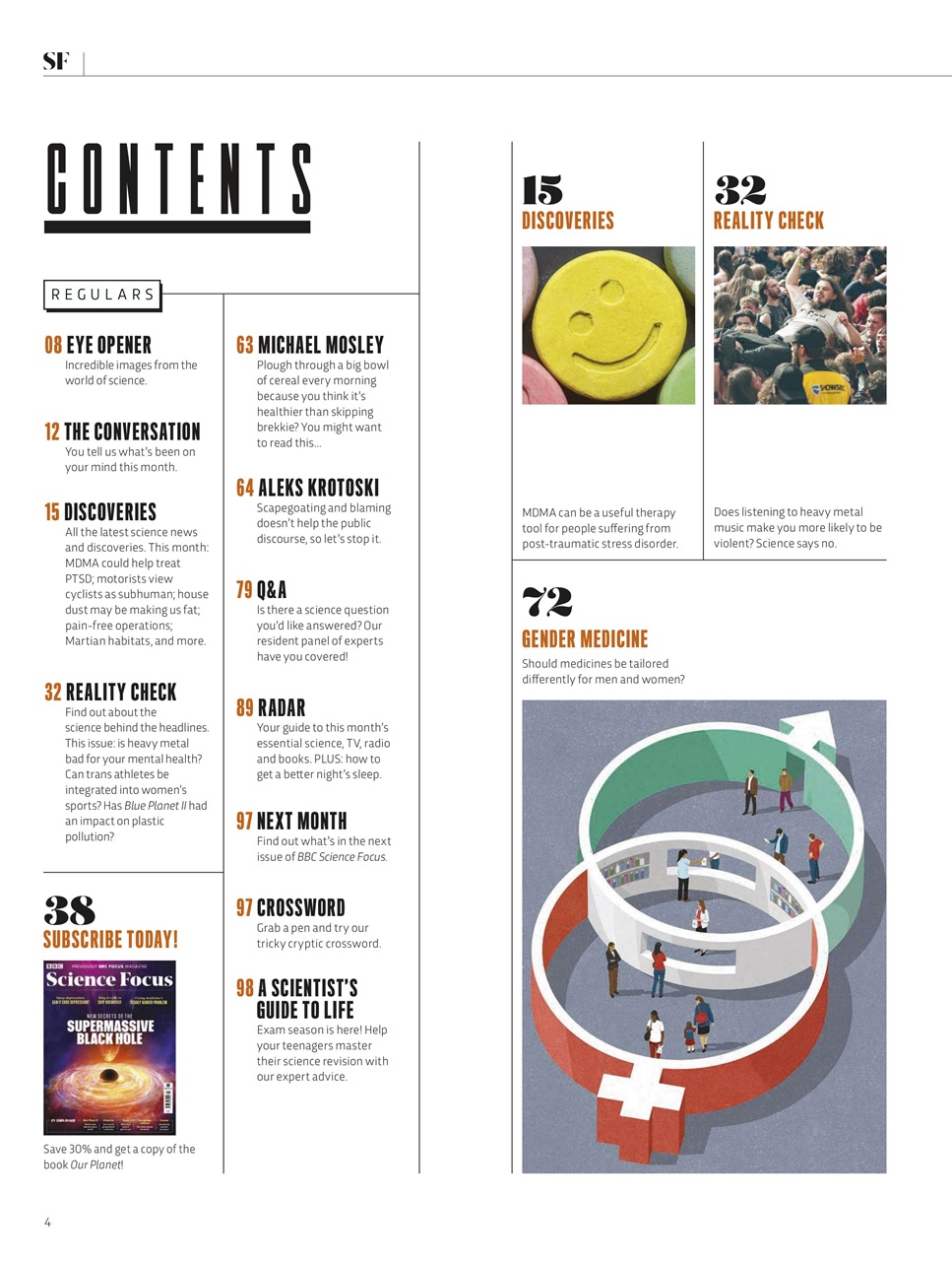BBC Science Focus Magazine Preview Pages