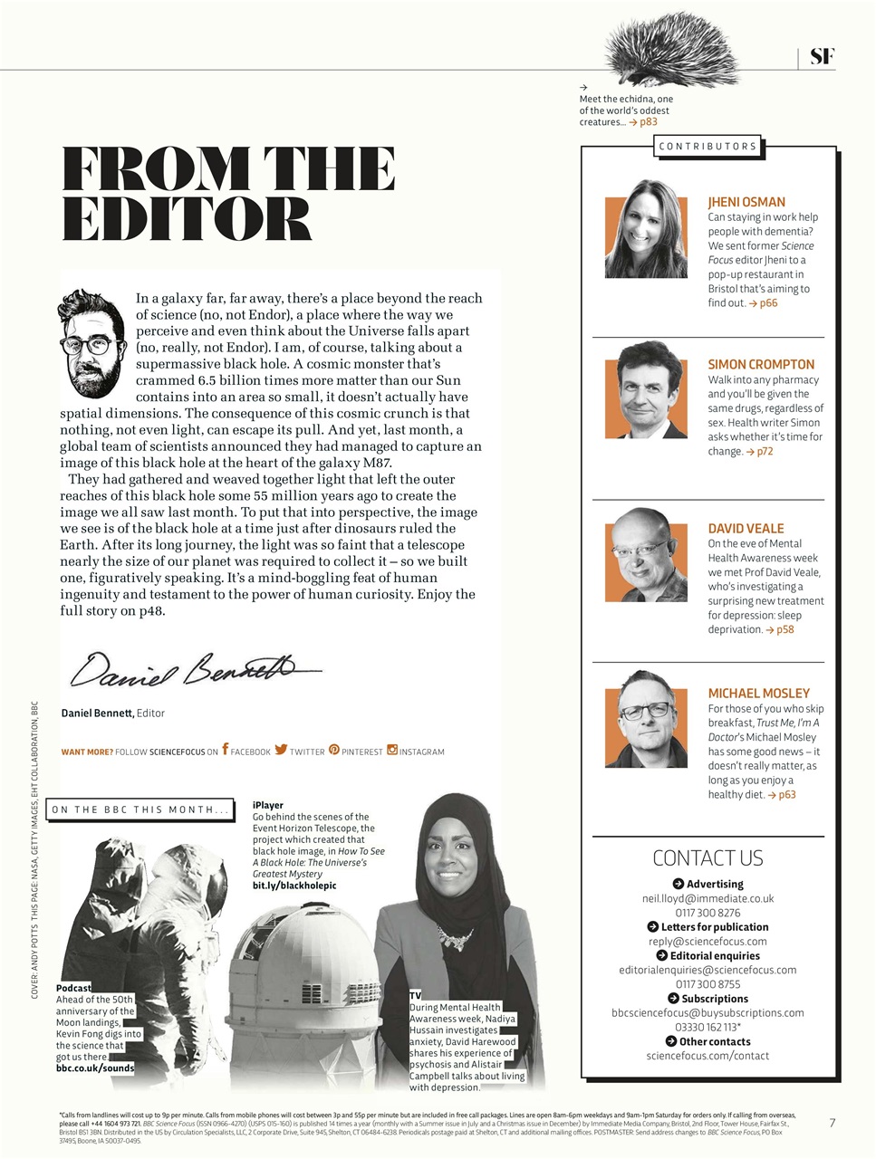 BBC Science Focus Magazine Preview Pages