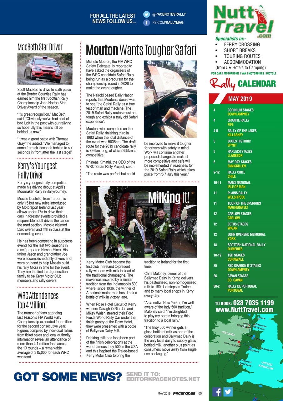 Pacenotes Rally magazine Preview Pages