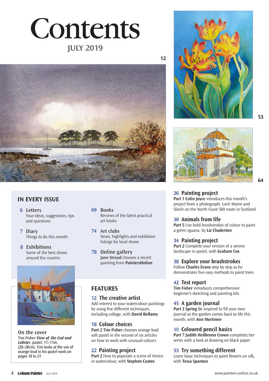 Leisure Painter & The Artist Preview Pages