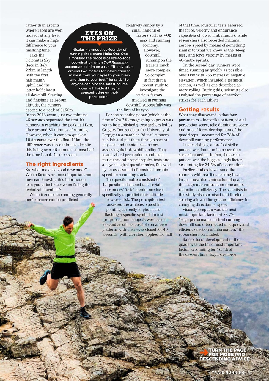 Trail Running Preview Pages