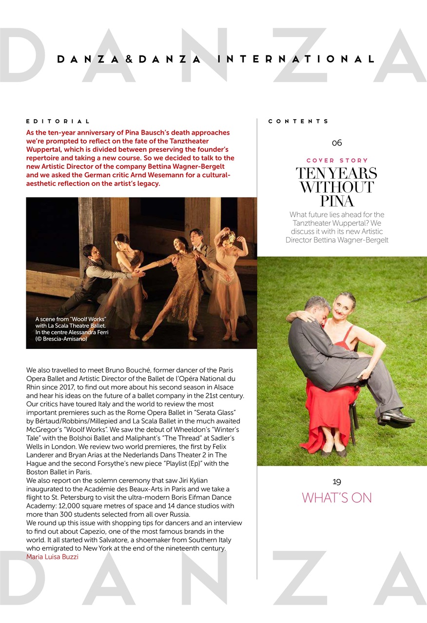 DANZA&DANZA International Preview Pages