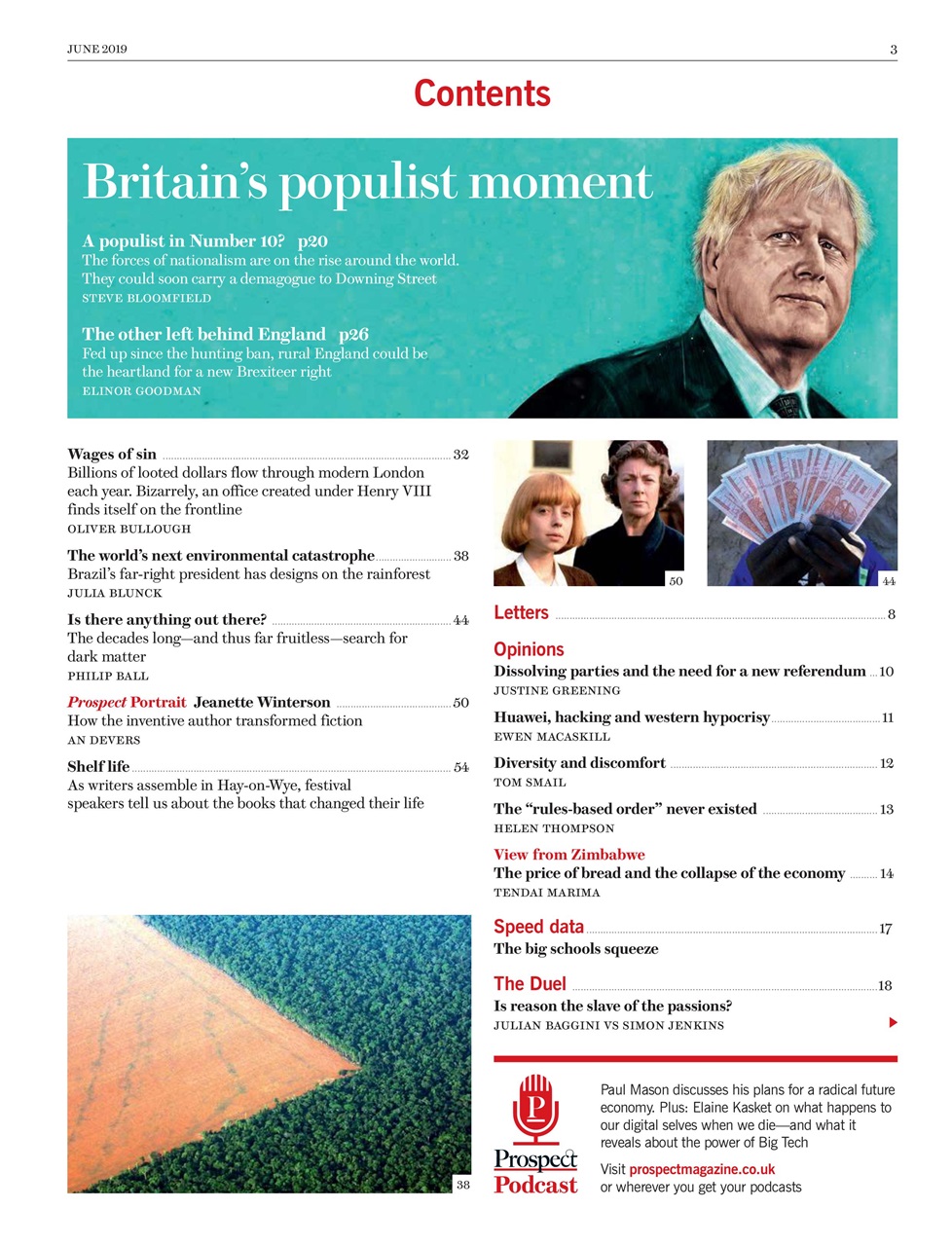 Prospect Magazine Preview Pages