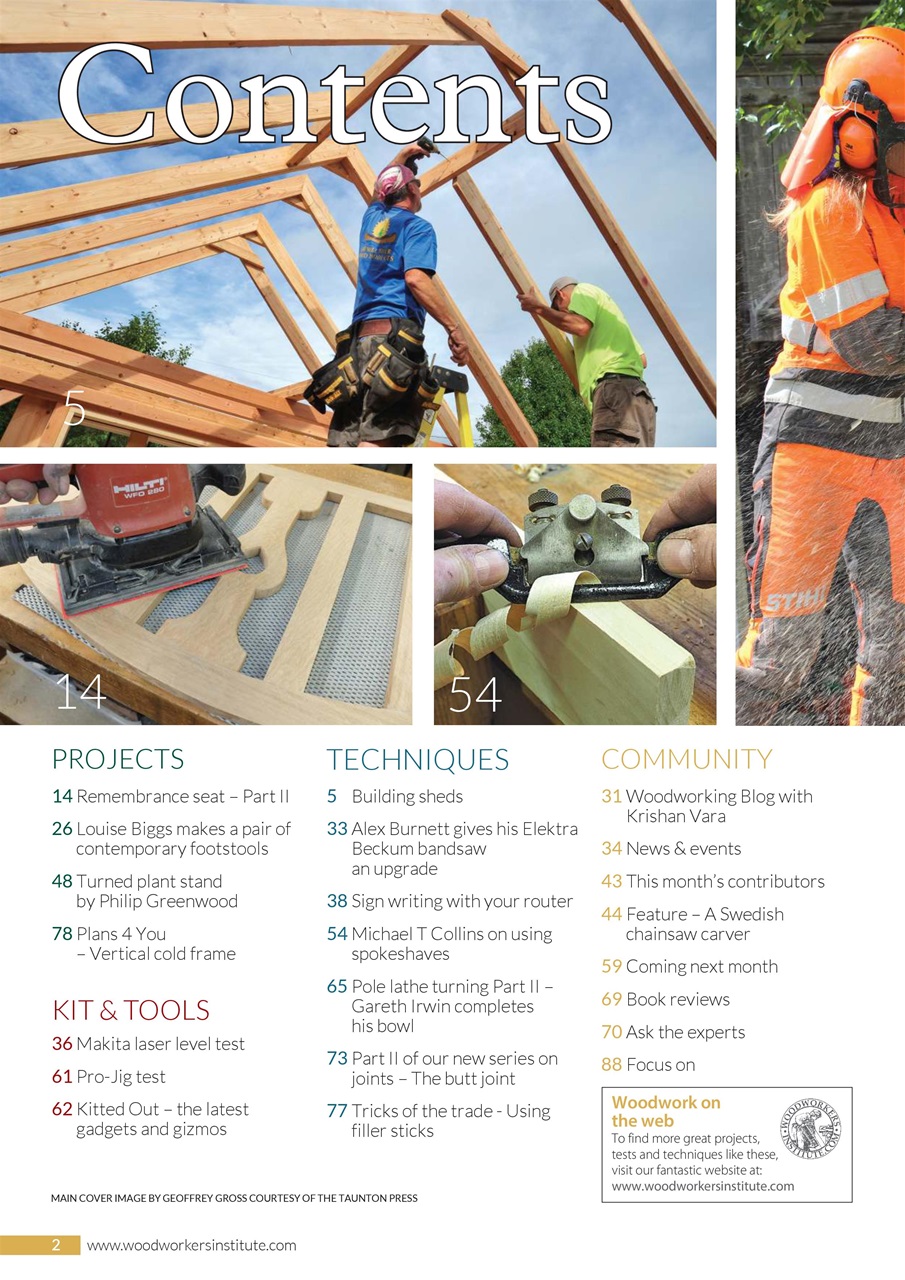 Woodworking Crafts Magazine Preview Pages